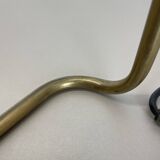 Cubic Modernist Brass Metal Table Light by Florian Schulz, Germany, 1970s