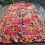 Vintage Moroccan Berber carpet Boujaad by Khenifra XXL 352x174 cm