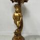19th century gilded carved wooden presentation column