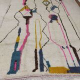 Handmade moroccan berber carpet 293 x 187 cm