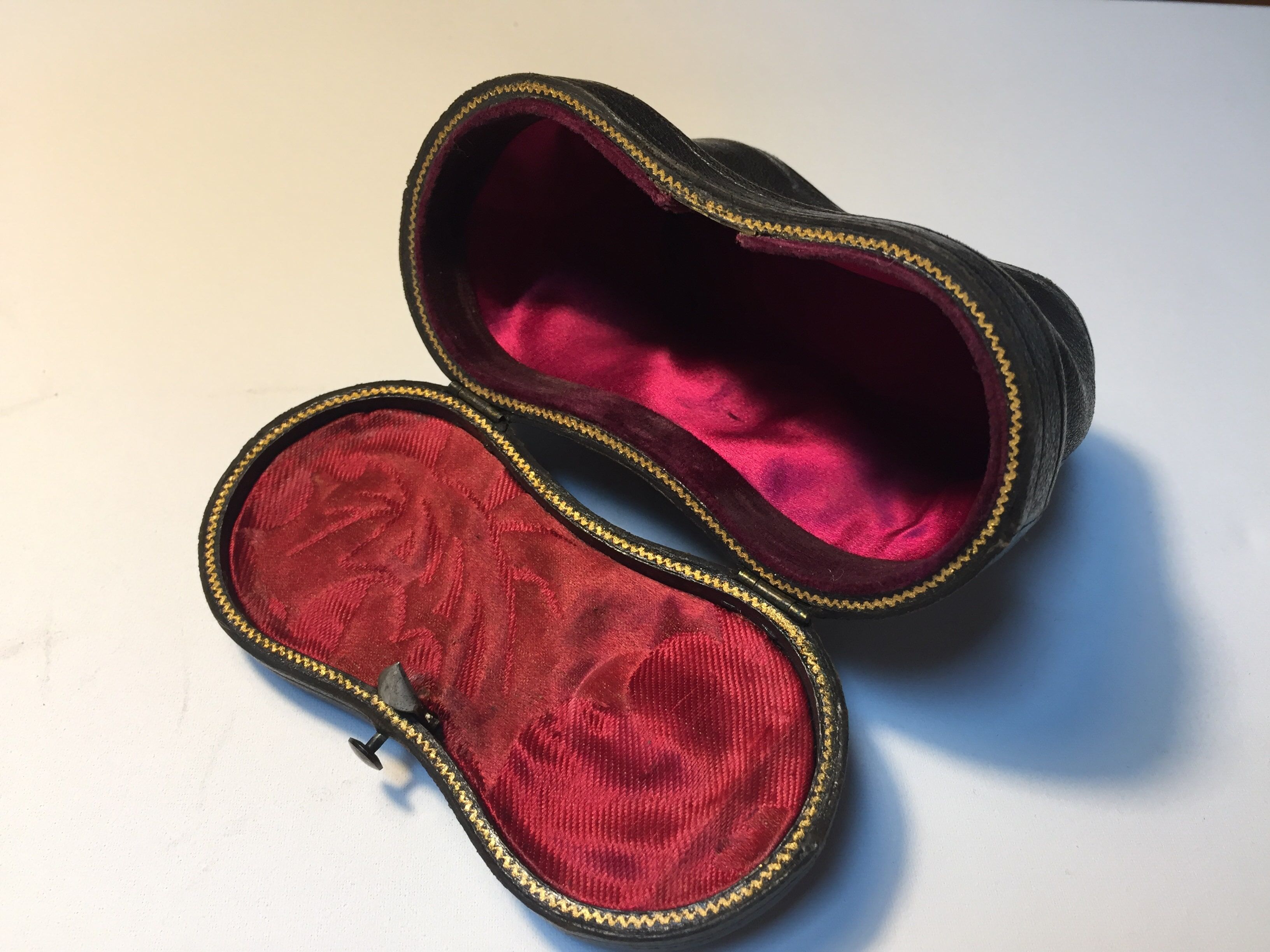 Jumelles de théâtre en laiton et nacre