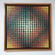 Tableau/Optical art/oil on canvas/78x78x2cm