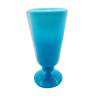 Kosta Boda blue glass calice by Erik Hoglund