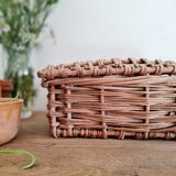Rattan chest - small old trunk