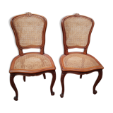 Pair of canne chairs