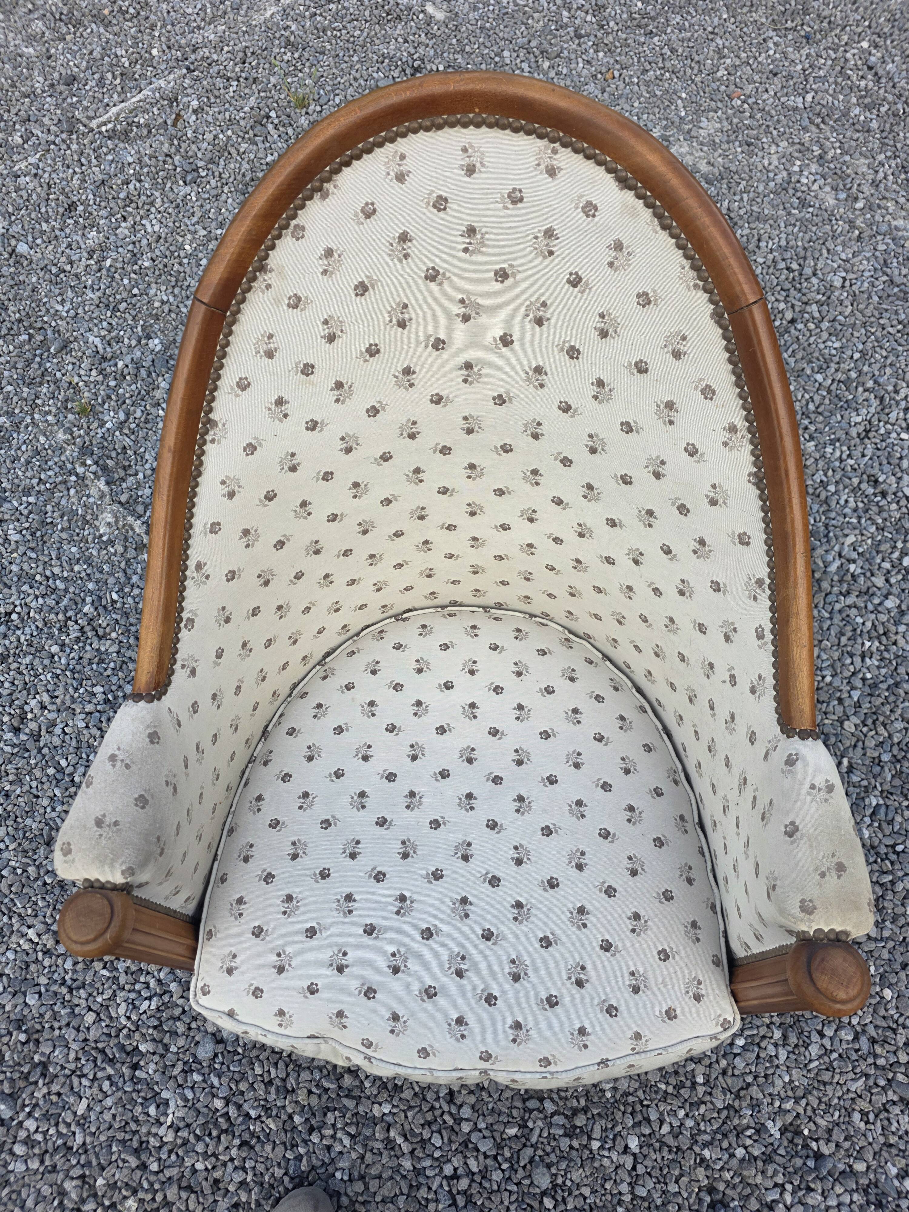 Fauteuil art déco des années 1930
