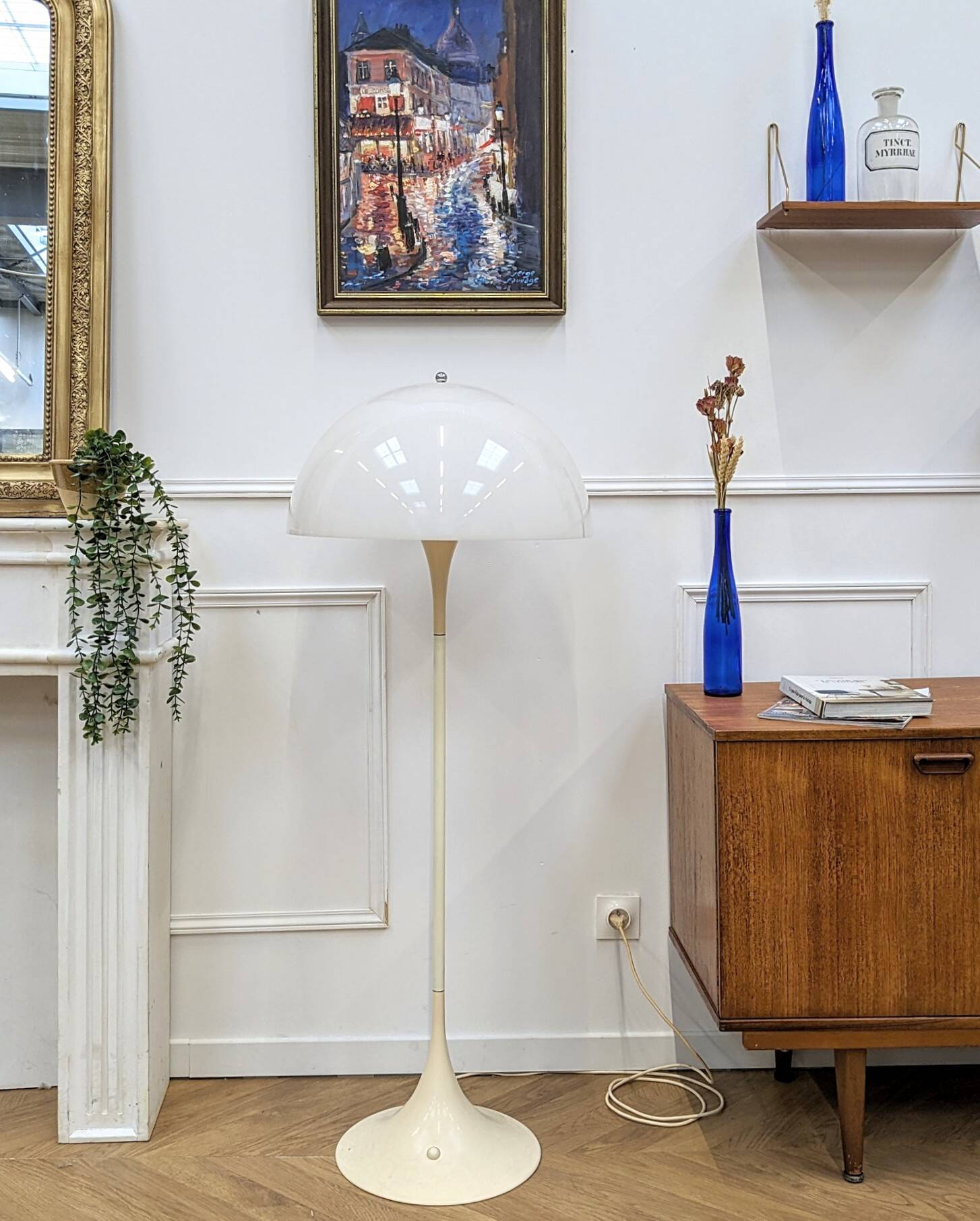 Panthella floor lamp by Verner Panton and Louis Poulsen