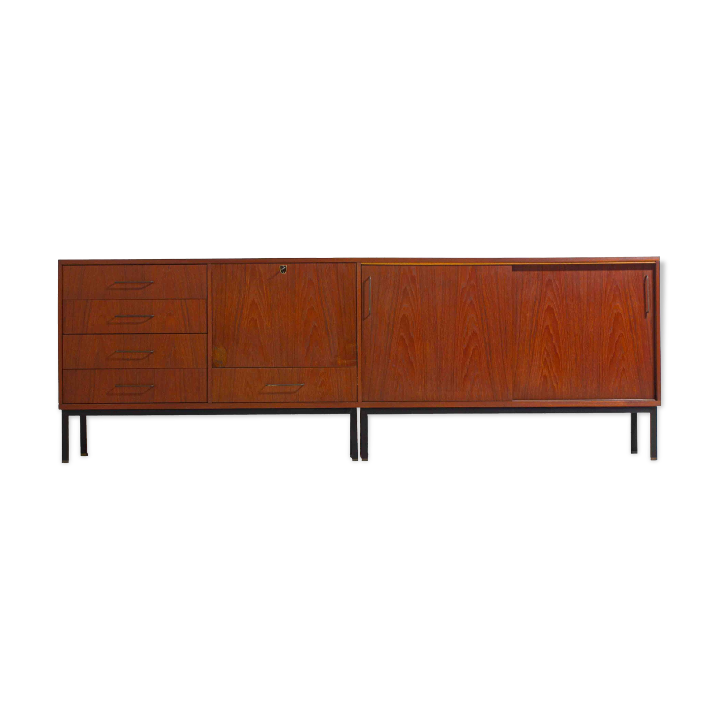 Sideboard in teak by C. Wulput, Belgium 1960s