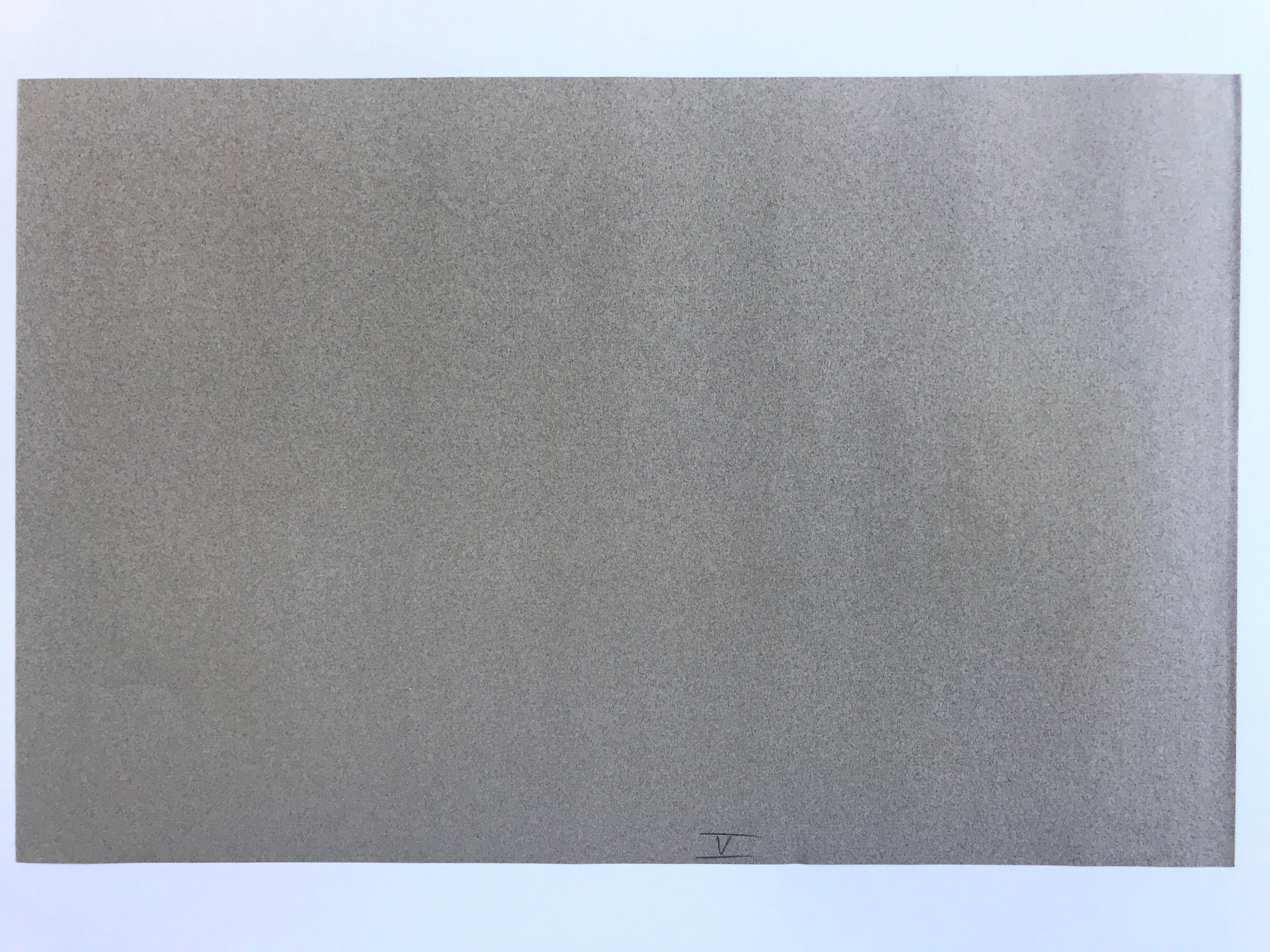 Original lithograph on Ingres paper signed by Claude GARACHE, Suite Vermillon V, 1981