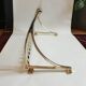 Old brass train luggage rack