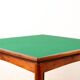 Danish extendable and reversible table, games or meals, rosewood 1960.