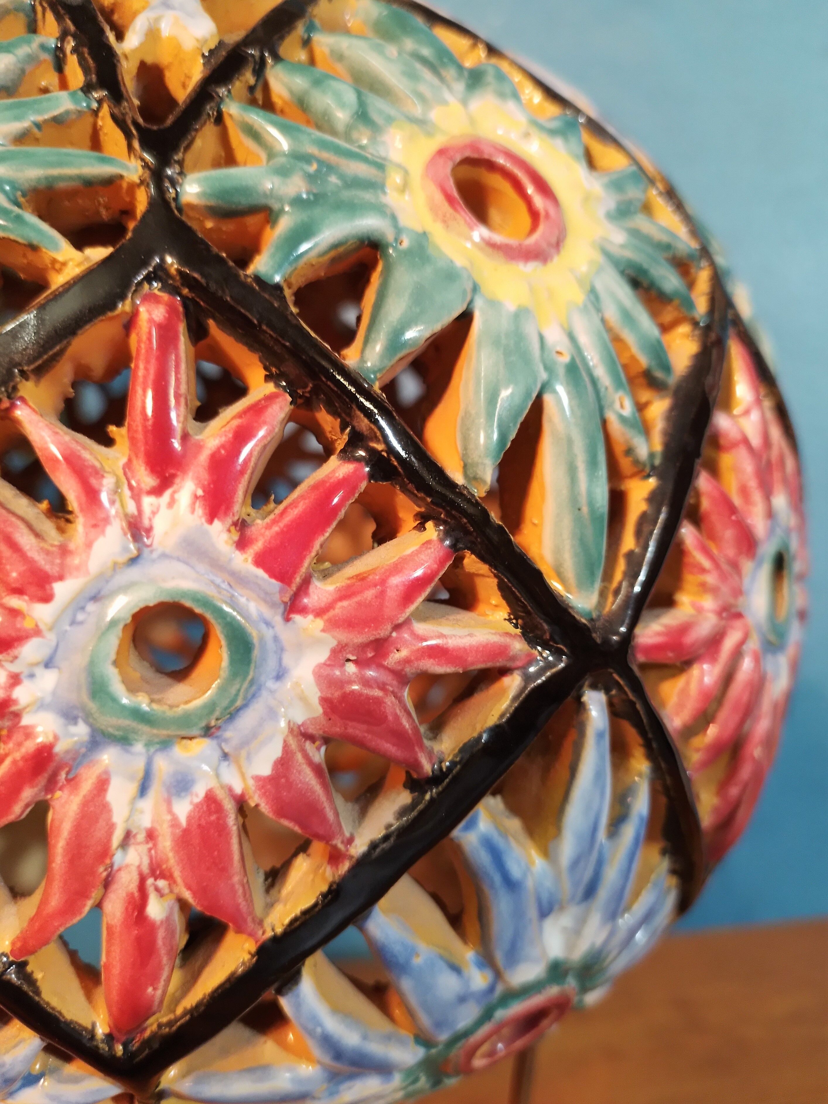 Ceramic lamp Maghreb 1950s