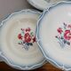 6 assiettes creuses vintage Digoin Sarreguemines modèle Nina Rosa 2008145