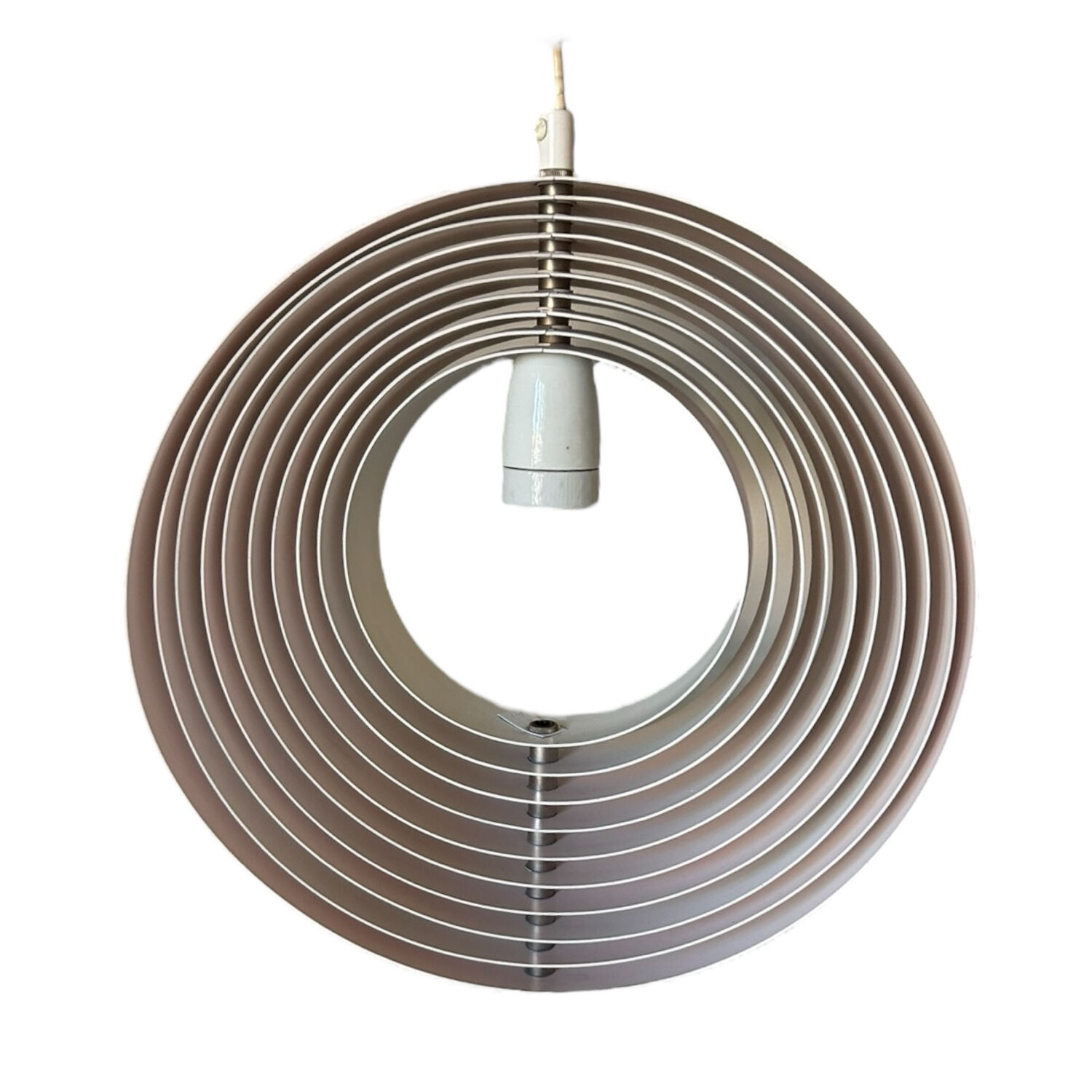 Lampe Pentant « Moon » originales de Verner Panton des années 1960