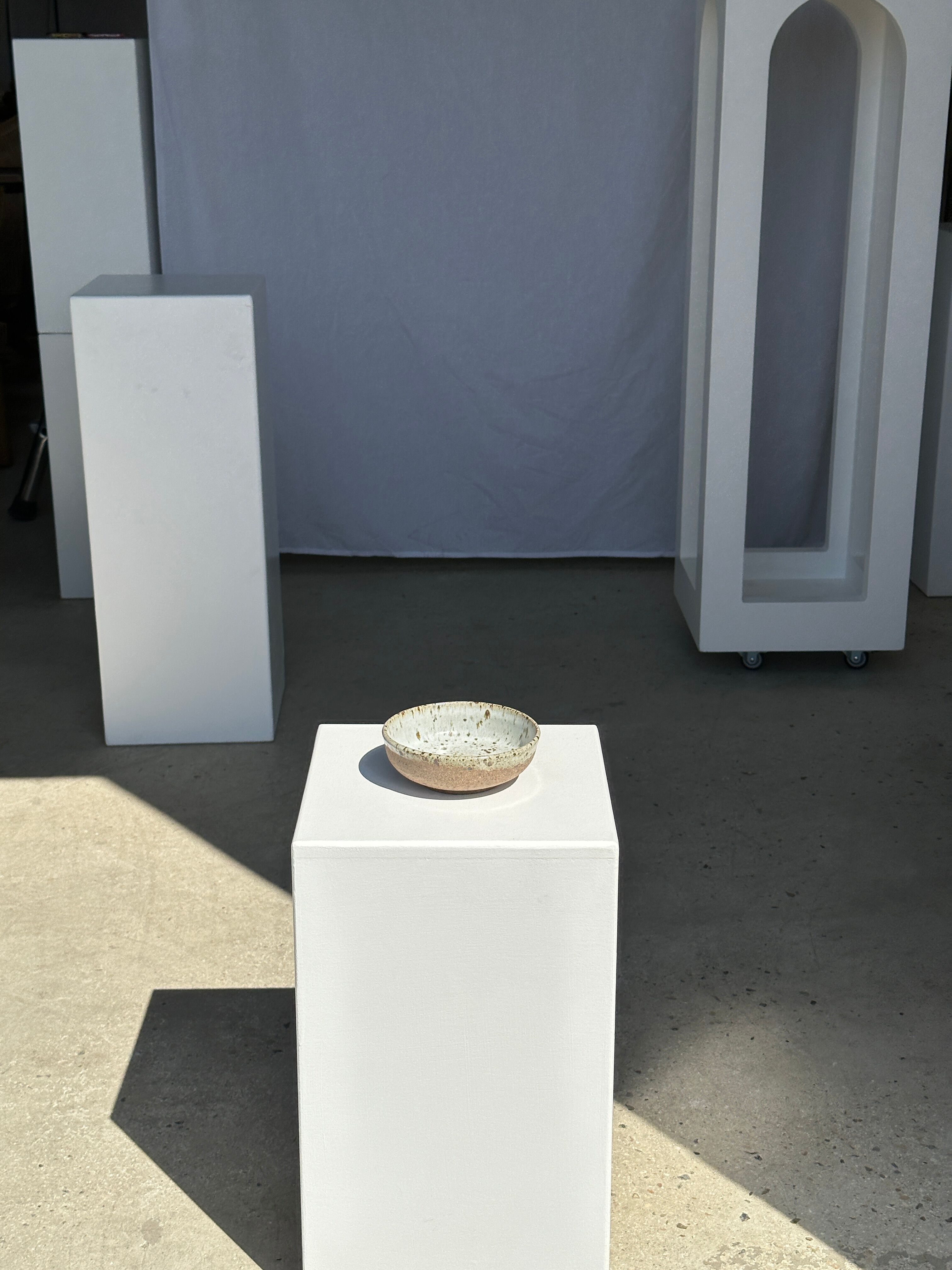 Bol en céramique moucheté et brun mat