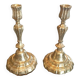 Bougeoirs ciselés anciens