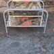 Modernist mirrored bar cart