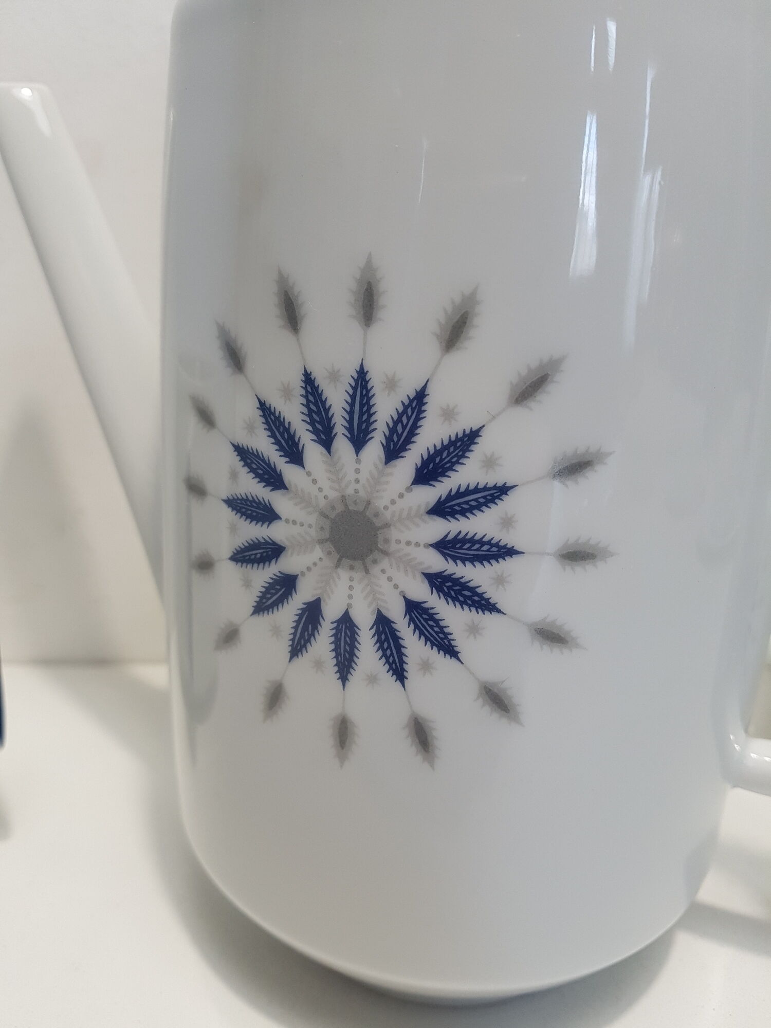 Limoges porcelain coffee service  by Bernardaud, 1970
