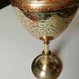 Antique gilded brass soliflore