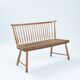 Banc en osier tressé Arno Lambrecht pour WK Mobel, 1950
