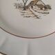 Large vintage Italian earthenware platter with cottage decoration – 1950s-1970s