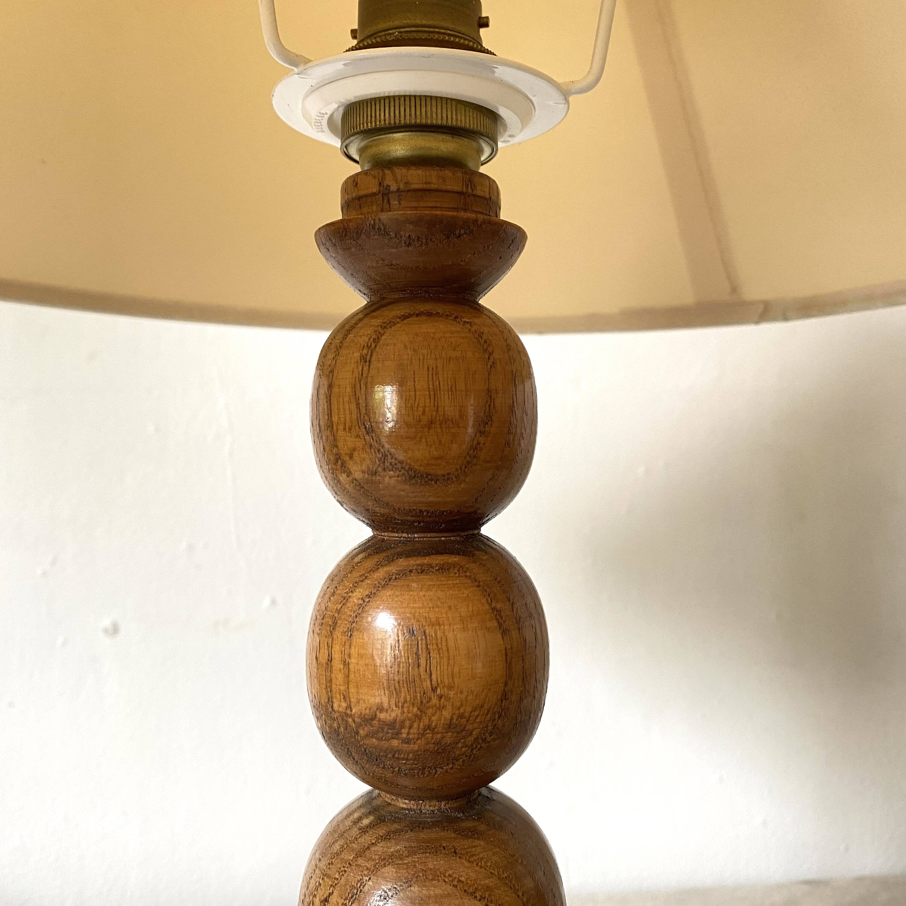 Vintage wooden lamp