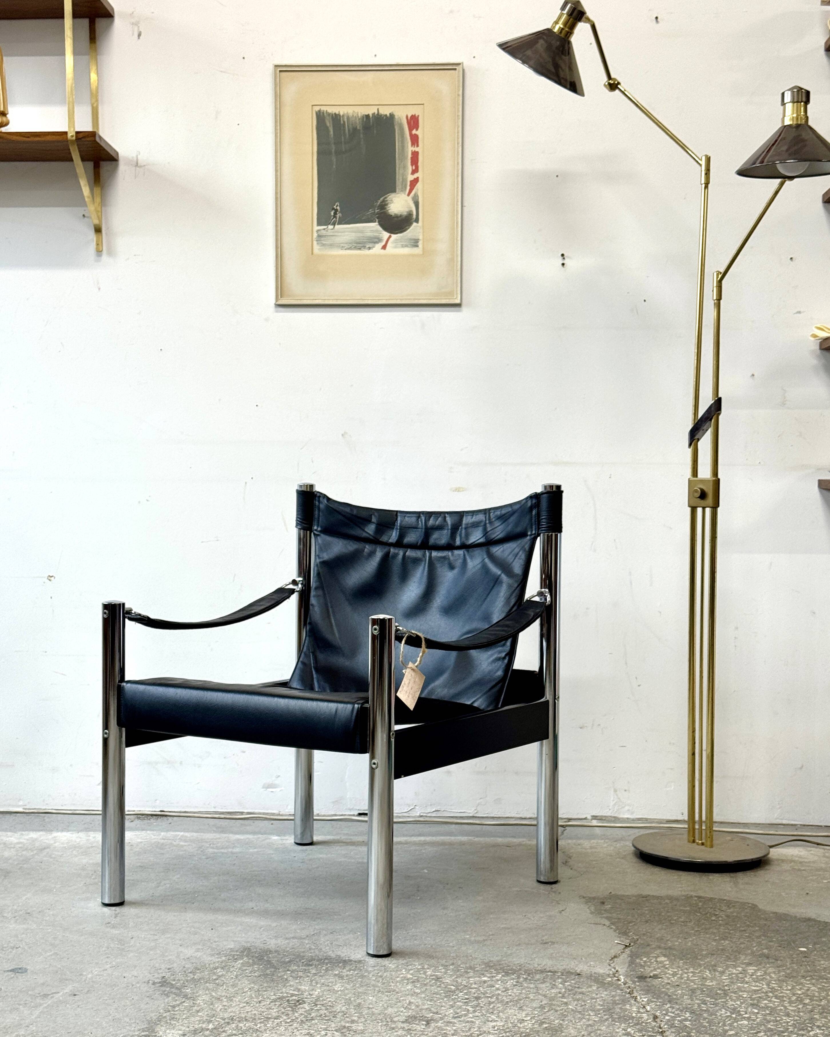 Safari Armchair, B. Johanson, Sweden 1970s, mid-century, vintage