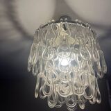 Italian design chandelier 1970