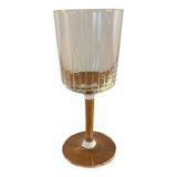 Set of 13 engraved glass shot glasses