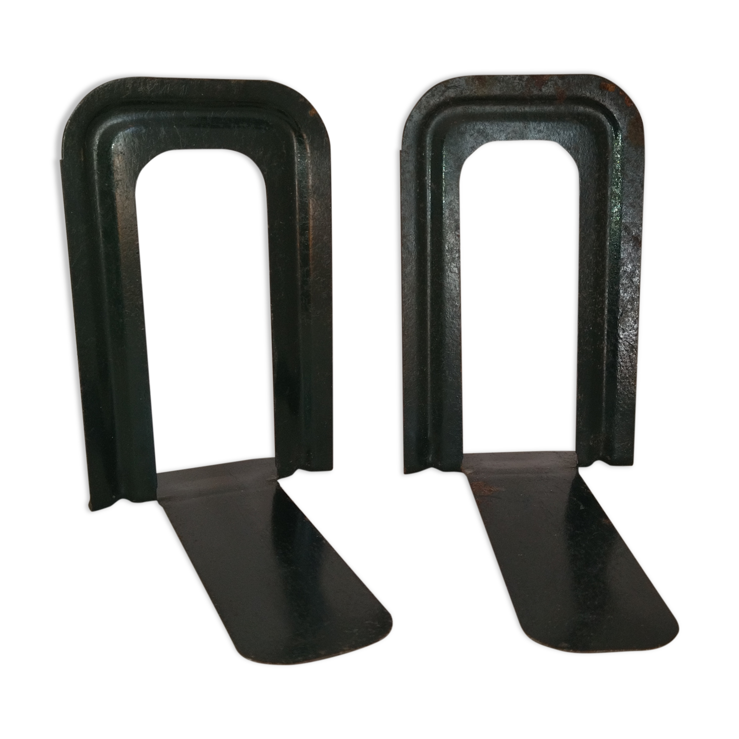 Pair of bookends sheet metal ravel gras Clamart