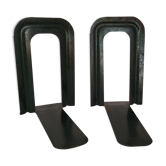 Pair of bookends sheet metal ravel gras Clamart
