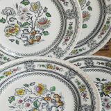 Six English porcelain dessert plates WOOD & SONS Dorset service