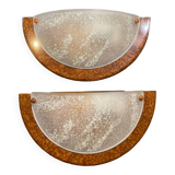 Set of 2 wall lights