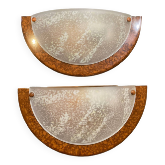 Set of 2 wall lights