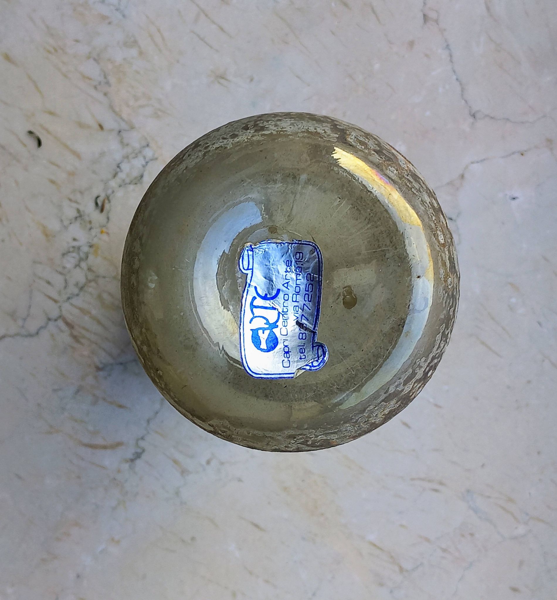 Scavo crystal italian vase