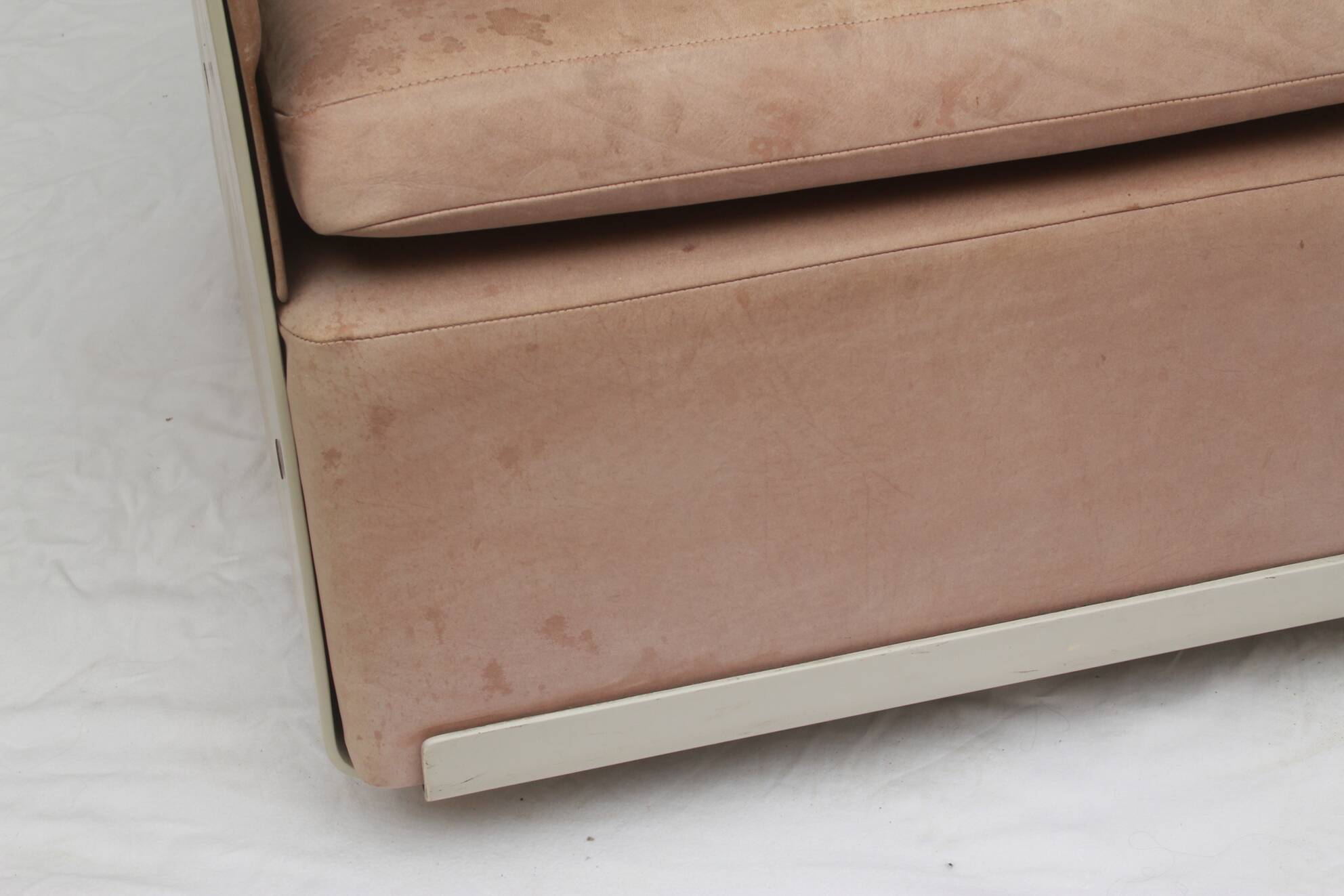 1960s sofa 2-Seater leather, Dieter Rams, Serie 620