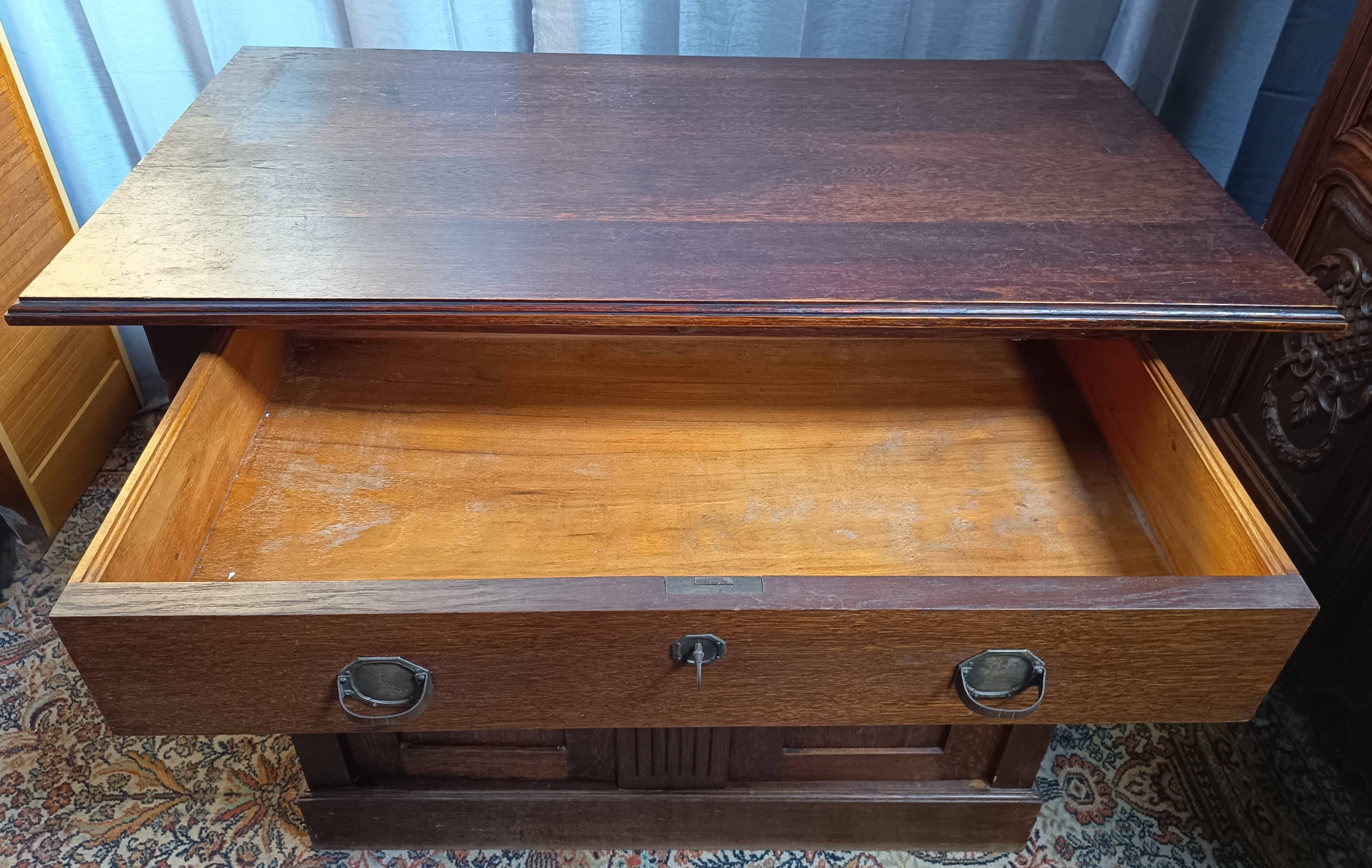 Art Deco oak sideboard