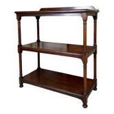 English dessert in mahogany around 1900