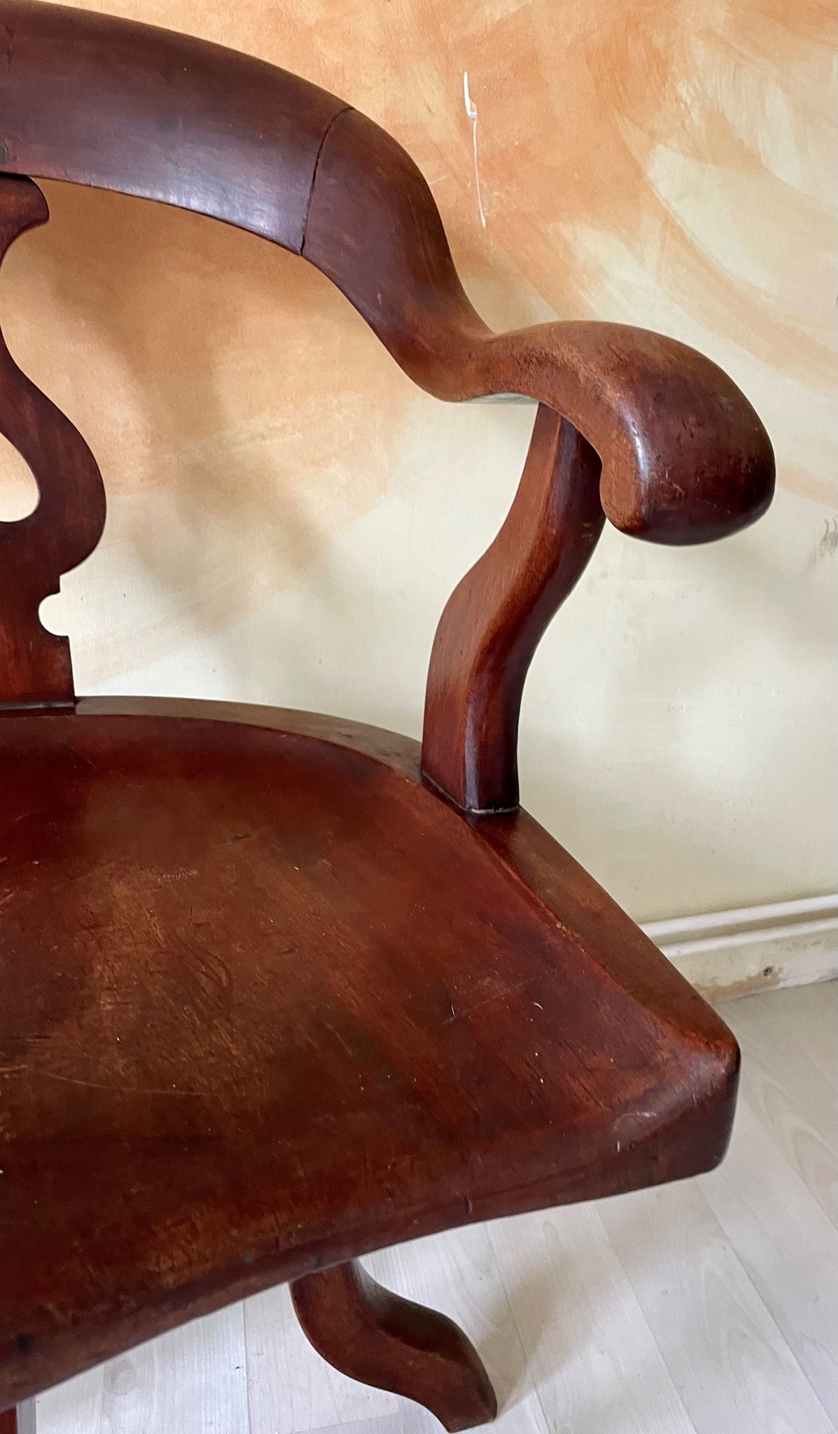 Sailor's armchair in swivel teak