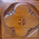 Antique Louis XIII wardrobe in solid walnut