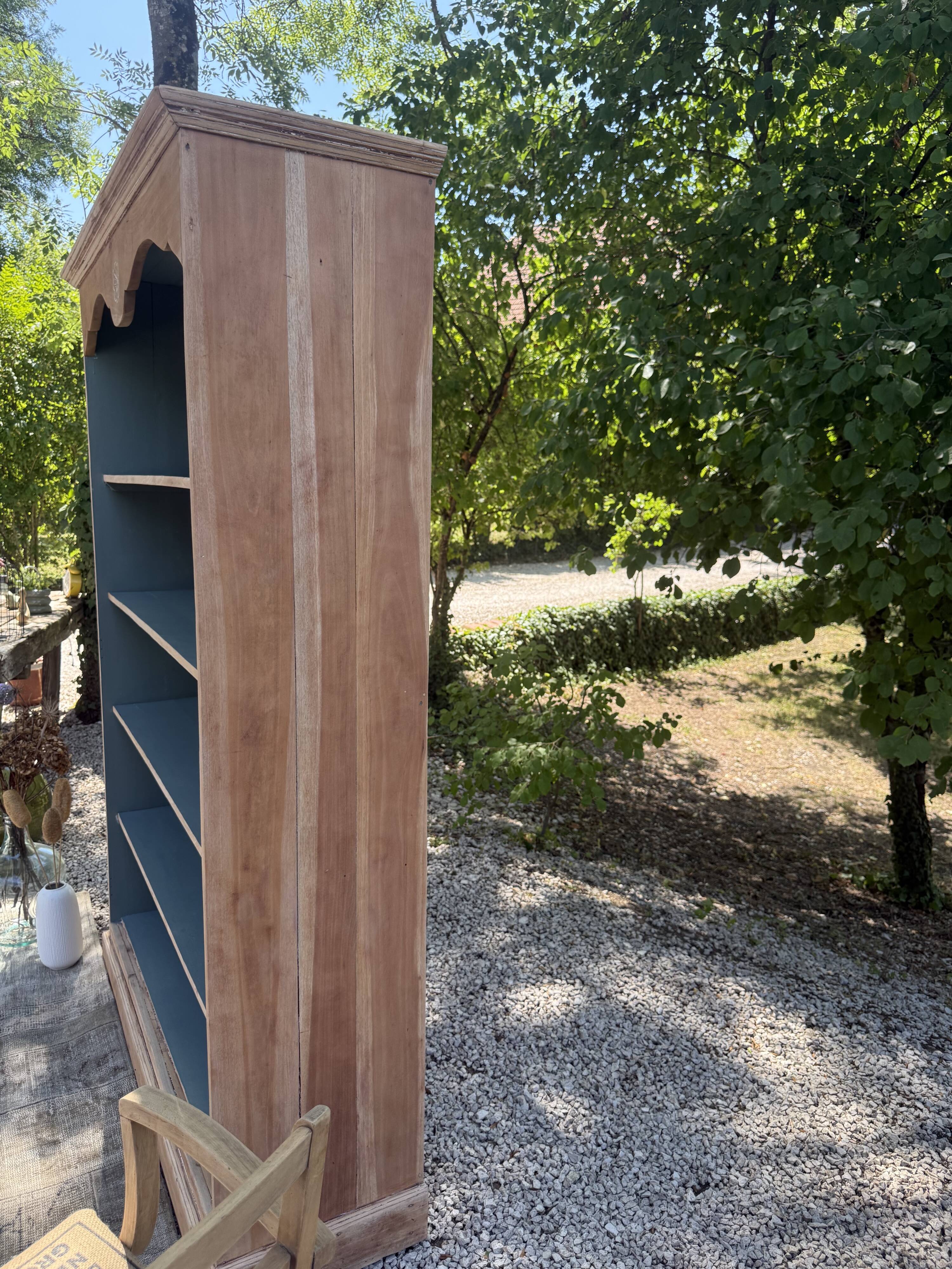 Renovated solid wood library