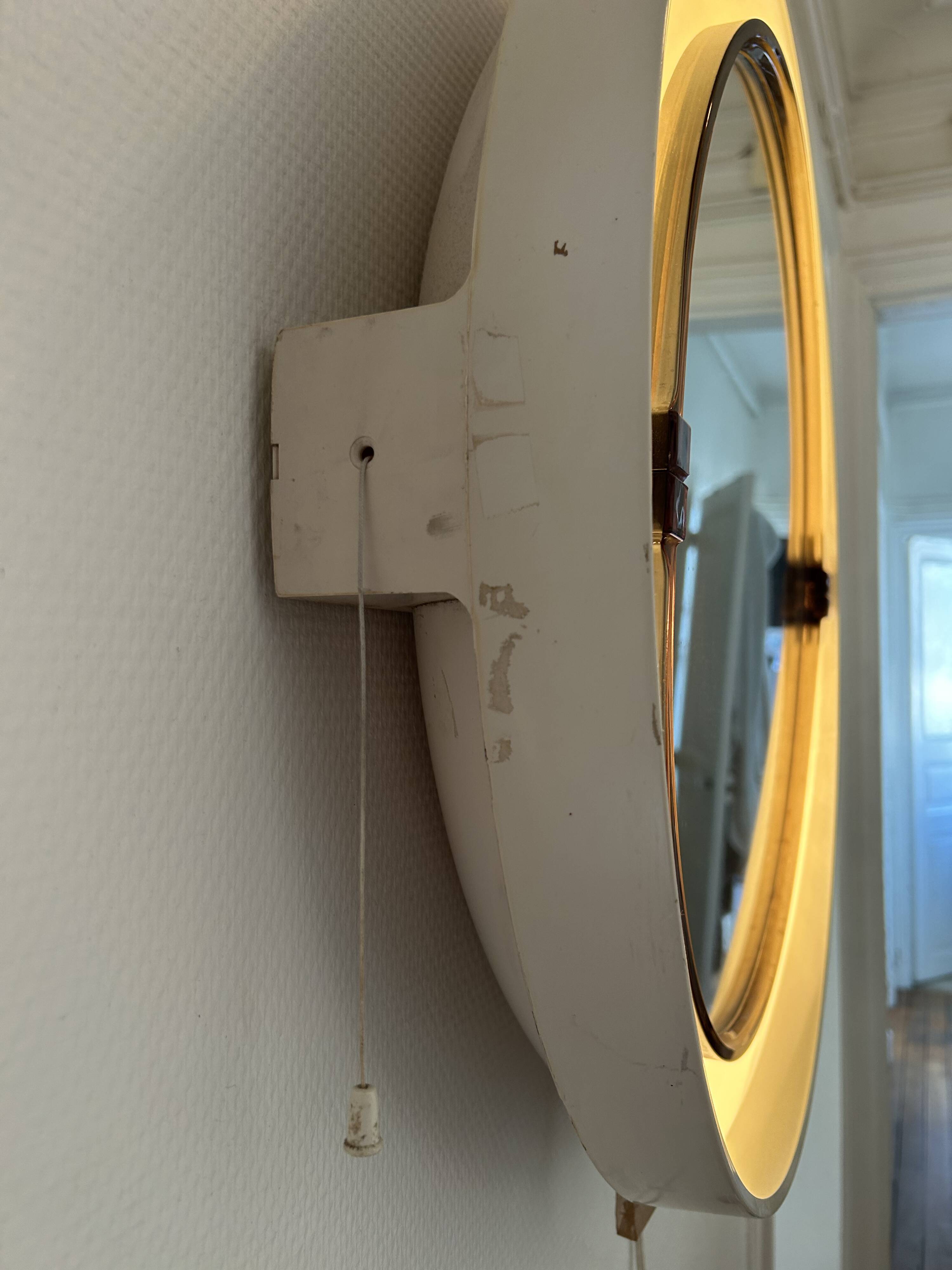 Allibert vintage light mirror