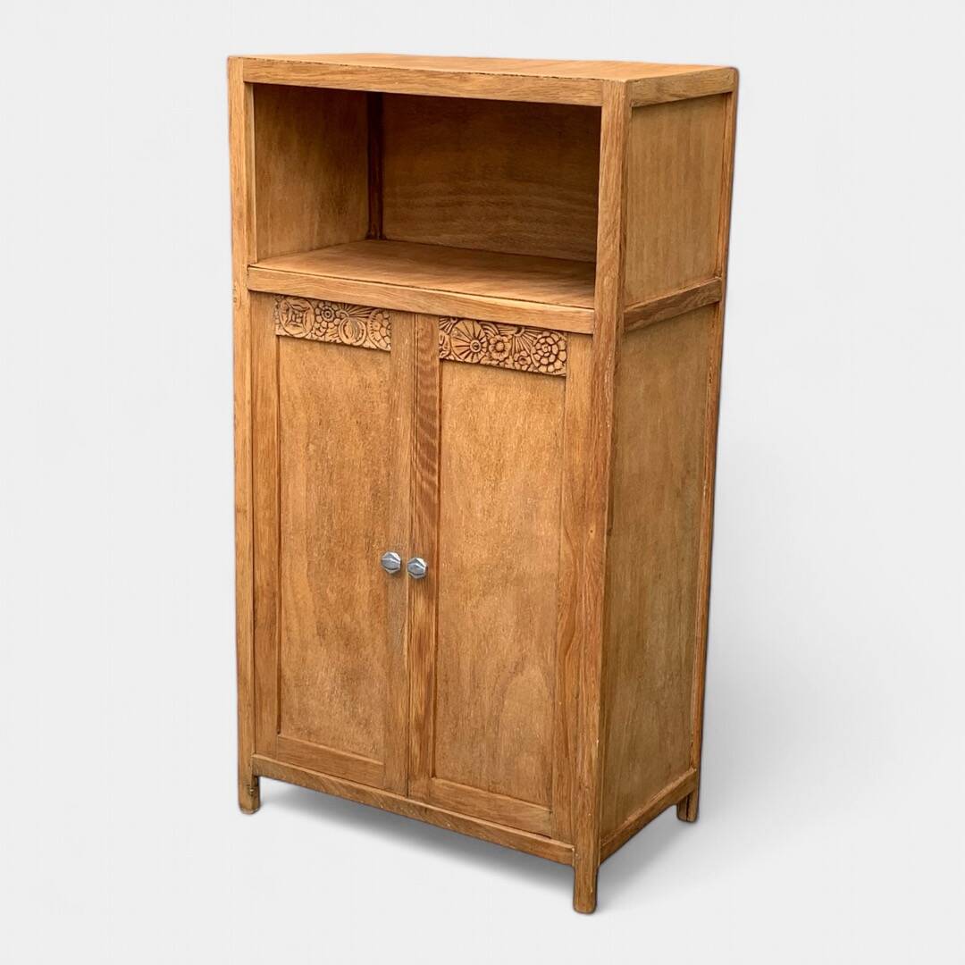 Buffet parisien art déco bois brut 1930