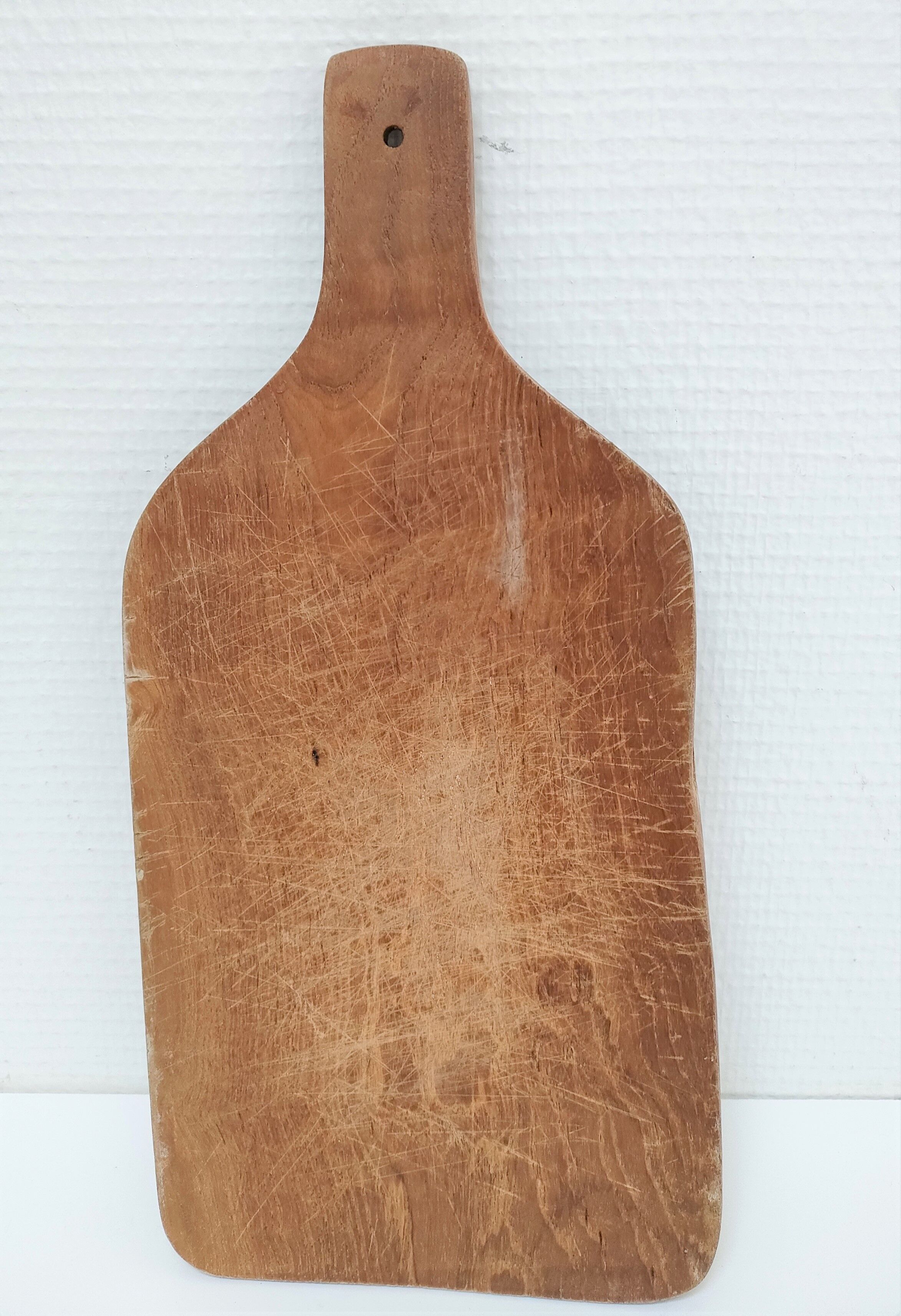 Trois planches à découper bois massif patiné vintage