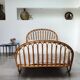 Rattan basket bed from the 50s