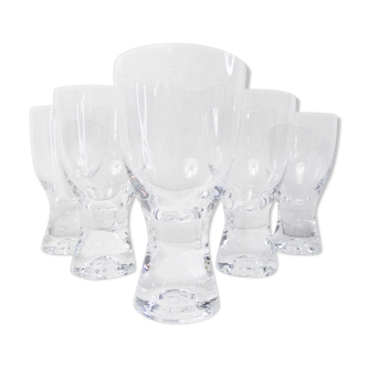 5 Villeroy & Boch crystal glasses