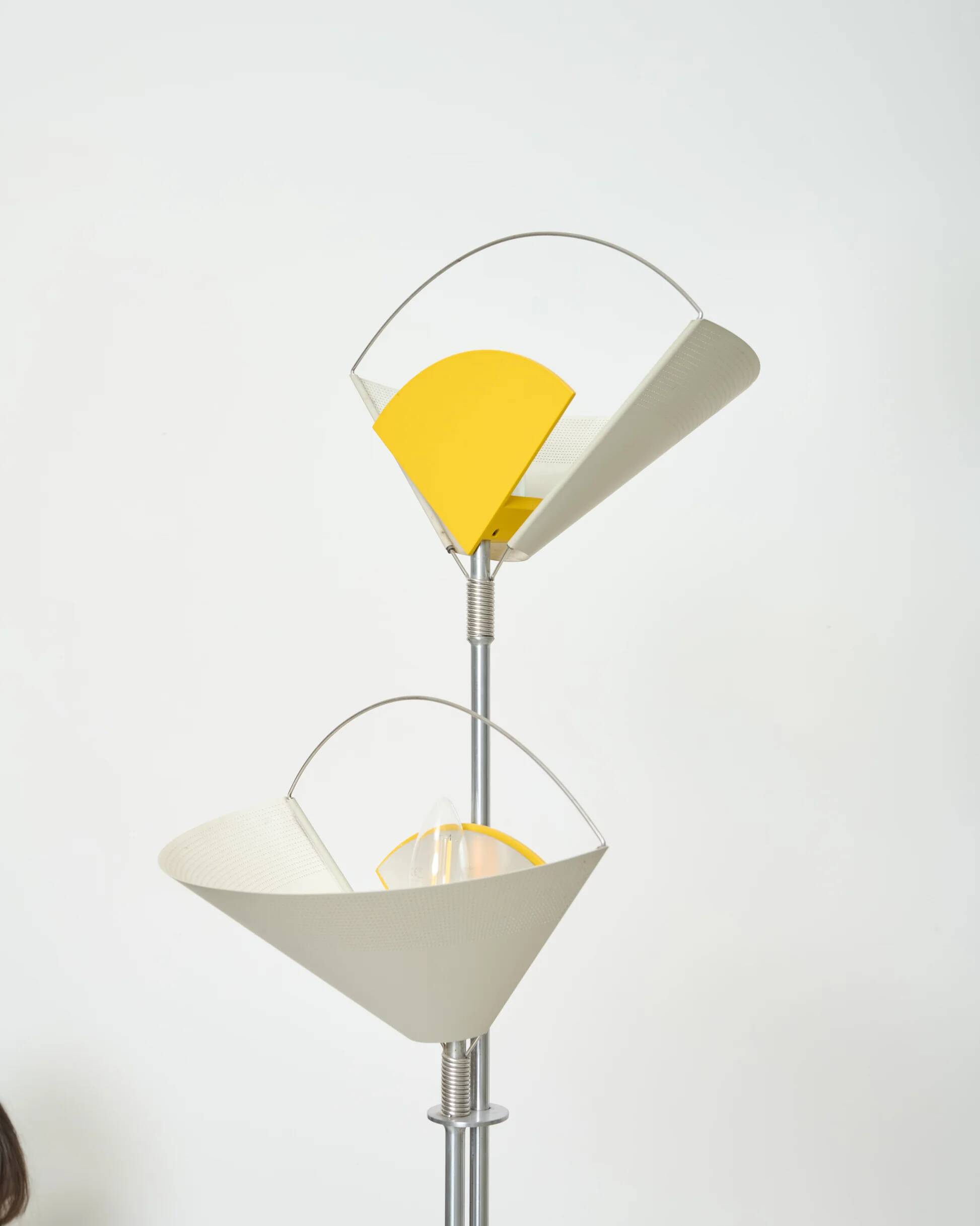 Floor lamp "Sintheto Terra D", F. Porsche, Luci Italia, 1984