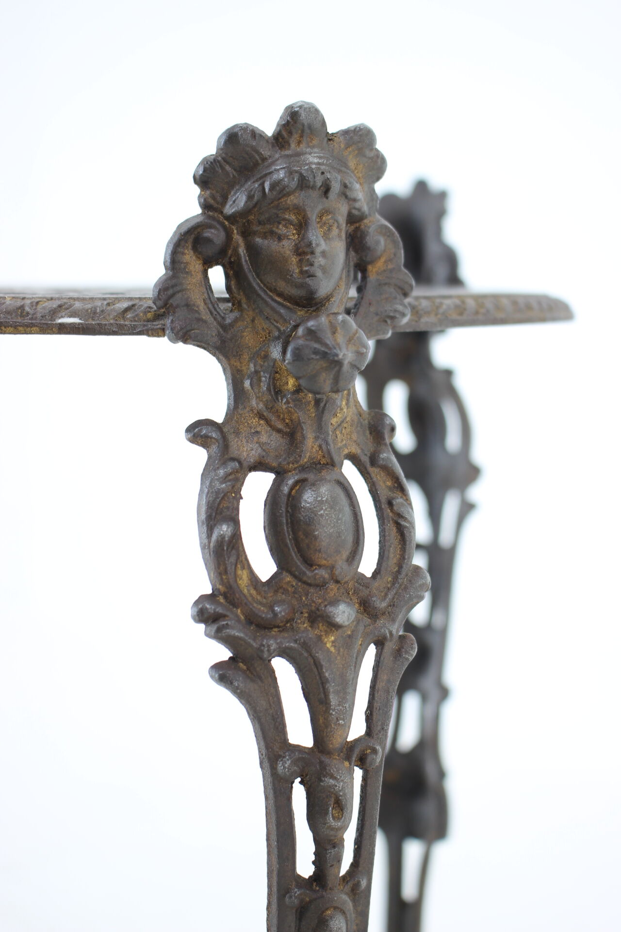 1950s Danish Iron Flower Stand or Side table