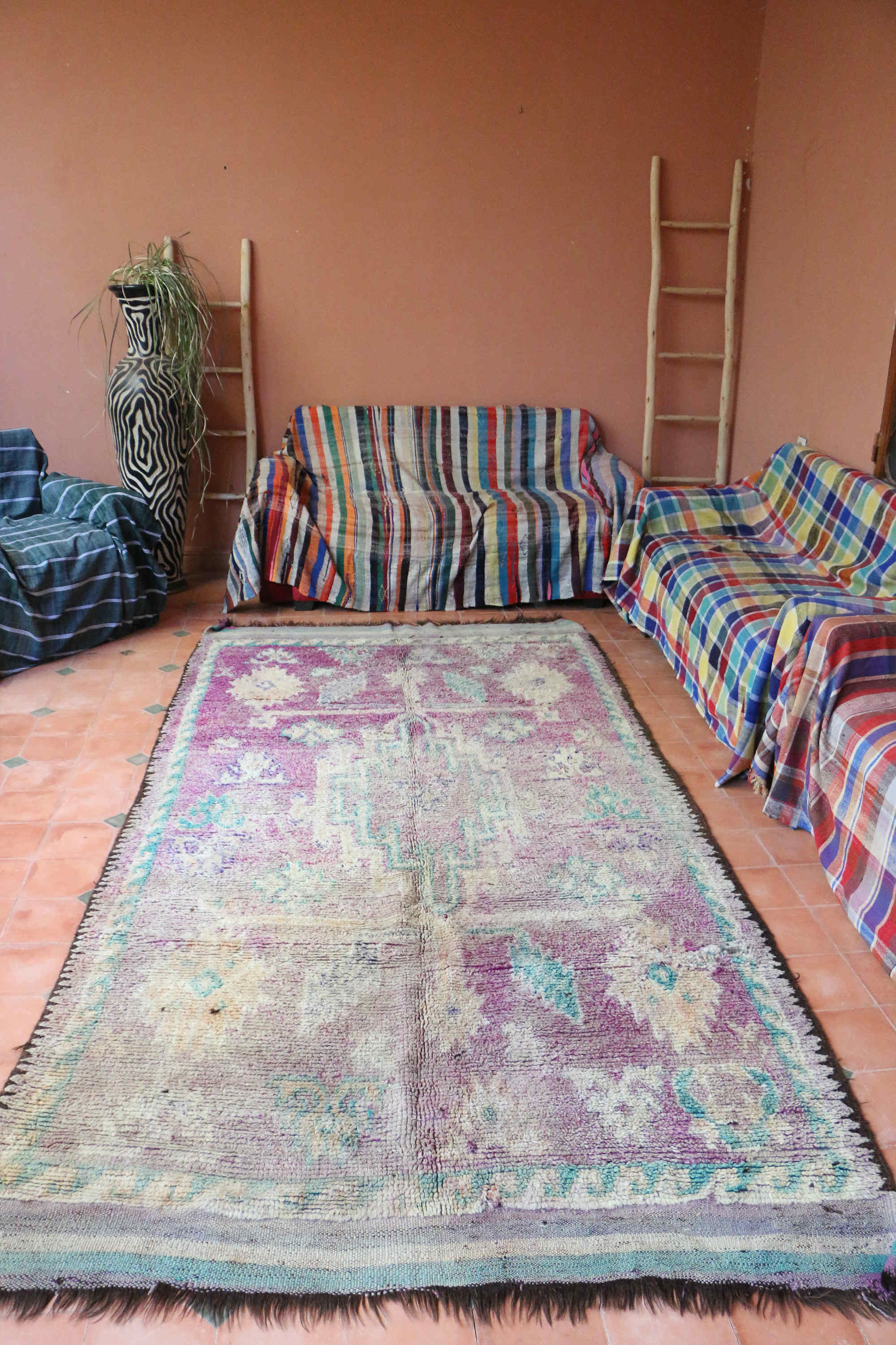Tapis Vintage Marocain 170 x 326 cm