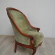 Louis XV/Louis XVI mahogany style chair